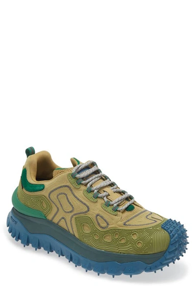 Moncler Genius Moncler X Salehe Bembury Trailgrip Grain Sneakers In Green