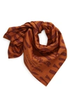 Moncler Genius Moncler X Salehe Bembury Cotton Scarf In Dark Orange