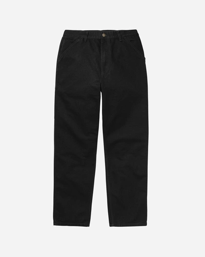 Carhartt Black Brandon Single Knee Trousers