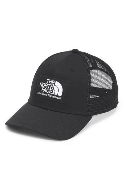 The North Face Mudder Trucker Cap With Mesh Back In Black