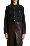 Khaite Rizzo Denim Jacket In Prescott
