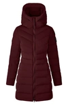 Canada Goose Clair 750 Fill Power Down Puffer Coat In Red