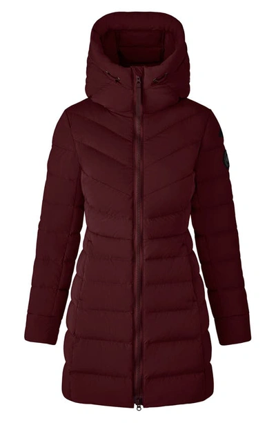 Canada Goose Clair 750 Fill Power Down Puffer Coat In Red