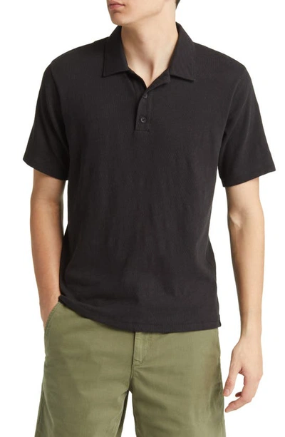 Rag & Bone Classic Flame Polo In Black