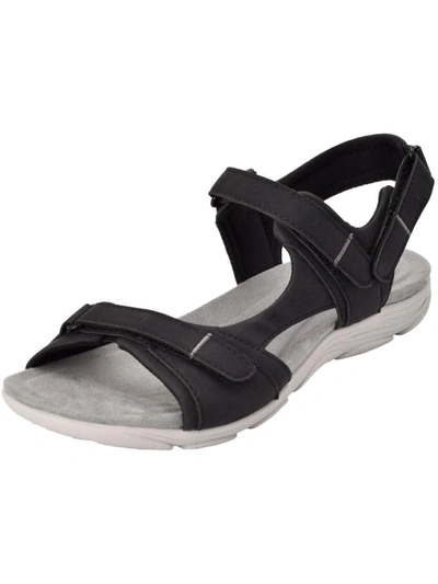 Easy Spirit Lake 3 Womens Strappy Sport Sandals In Black