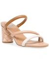 Dolce Vita Myla Womens Faux Leather Mule Sandals In Multi