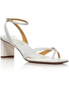 Alexandre Birman Toe Strap Sandals In White