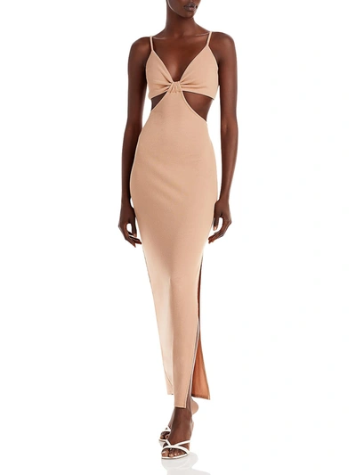 Fore Womens Bikini Top Cut-out Maxi Dress In Multi