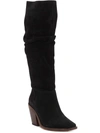 Vince Camuto Alimber Womens Zipper Slouchy Knee-high Boots In Beige