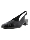 Trotters Dea Womens Toe Cap Slingback Heels In Black