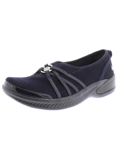 Bzees Niche Womens Cushioned Slip-on Shoes In Blue