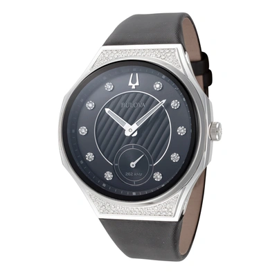 Bulova Women's 96r229 Curv 35mm Quartz Watch In Black