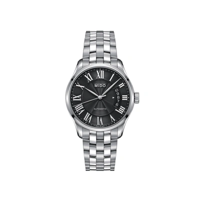Mido Men's M0244071105300 Belluna Ii 40mm Automatic Watch In Silver