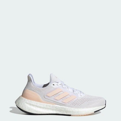 Adidas Originals Womens Adidas Pureboost 23 In White/pink/black