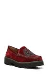 Donald Pliner Hope Loafer In Red