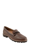 Trotters Fiora Loafer In Dark Taupe