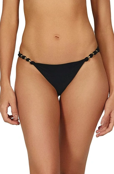 Vix Swimwear Paula Knotted Bikini Bottoms In Black
