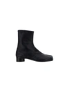 Maison Margiela Tabi Split-toe Textured-leather Boots
