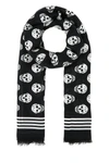 ALEXANDER MCQUEEN ALEXANDER MCQUEEN WOMAN PRINTED WOOL SCARF