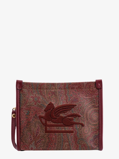 Etro Woman Pouch Woman Brown Clutches