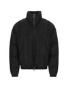 Alexander Mcqueen Funnel-neck Padded Jacket In Black