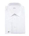 Brioni Wardrobe Essential French-cuff Dress Shirt In White