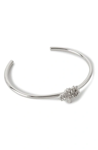 Mulberry Womens Silver Tree-charm Sterling-silver Bangle