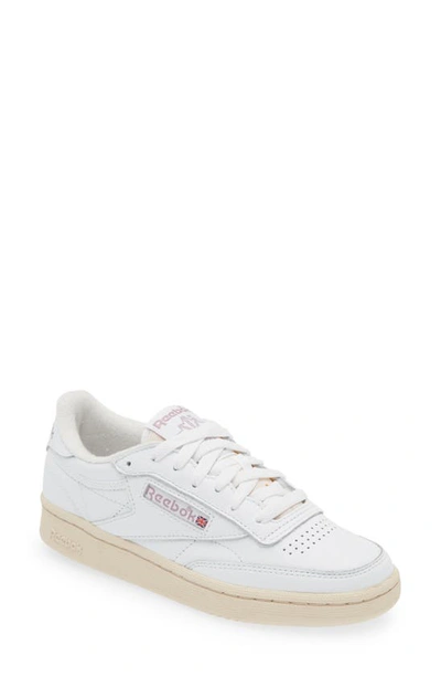 Reebok Club C 85 Vintage Sneaker In Ftwr White/chalk/infused Lila