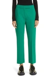 MAX MARA FUOCO STRETCH VIRGIN WOOL ANKLE PANTS