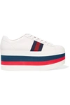 GUCCI Leather platform sneakers