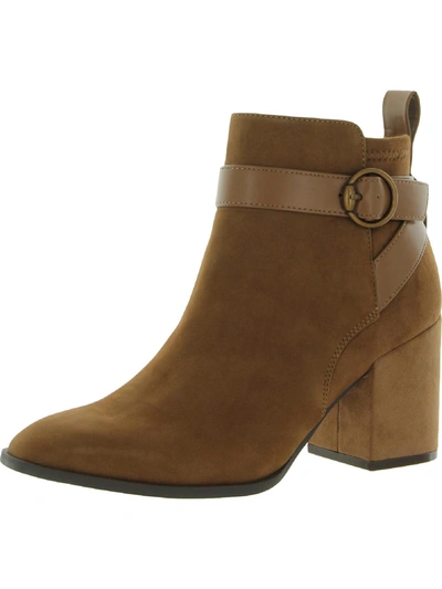 Vionic Tenley Womens Zipper Square Toe Booties In Multi