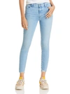Paige Hoxton Yoke High Waist Skinny Jeans In Blue