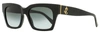 JIMMY CHOO Jimmy Choo Women's Rectangular Sunglasses Jo NS89O Black Glitter 52mm