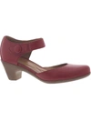 EASY SPIRIT CLARICE WOMENS CUSHIONED FOOTBED BLOCK HEEL MARY JANE HEELS