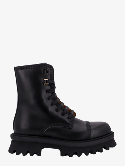 Ferragamo Boots In Black