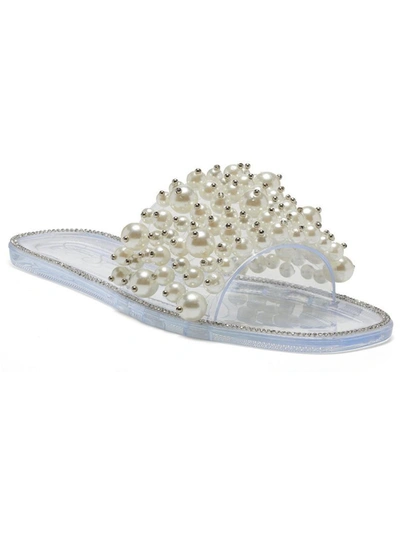 Jessica Simpson Kassime Crystal Embellished Jelly Slide Sandal In Multi