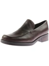 Franco Sarto Bocca Womens Solid Slip On Loafers In Brown
