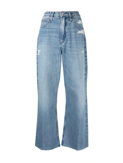 Frame Le High N Tight Wide Leg Jeans In Blue