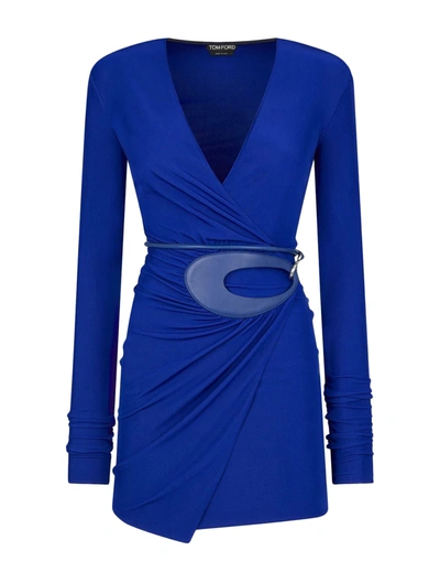 Tom Ford Minidress In Blue