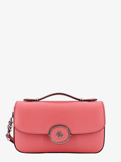 Gucci Woman Petite Gg Woman Pink Shoulder Bags