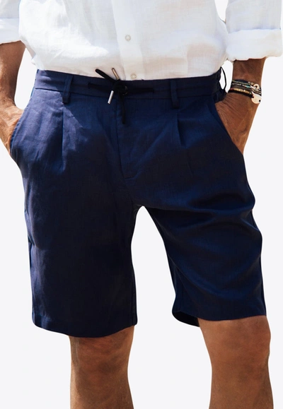 Les Canebiers Cimes Bermuda Shorts In Navy
