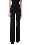 AKRIS PUNTO COURTNEY WIDE LEG STRETCH VIRGIN WOOL PANTS