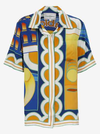Casablanca Silk Shirt In Multicolor