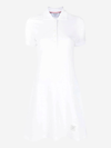 Thom Browne Cotton Mini Dress In White