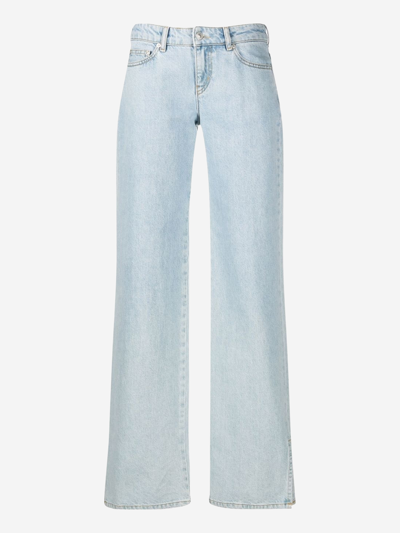 Chiara Ferragni Low-rise Wide-leg Jeans In Blue