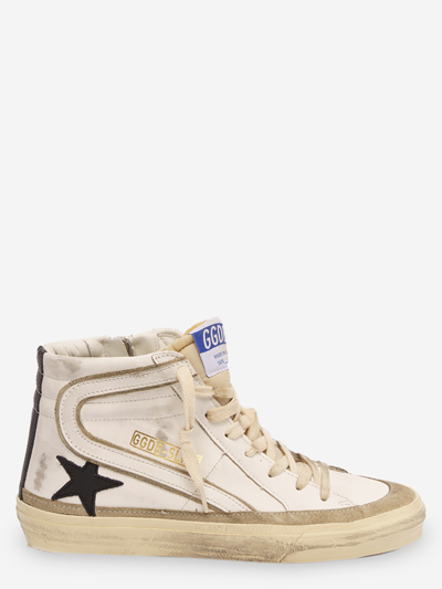 Golden Goose Slide Leather Sneaker In Nocolor