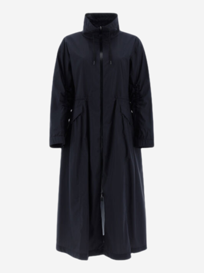 Herno Goretex Belted Raincoat In Black