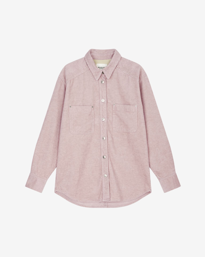 Isabel Marant Étoile Renata Cotton Shirt In Pink
