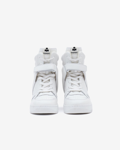 Isabel Marant Ellyn Leather Trainers In White