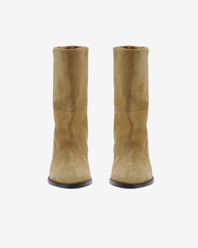 Isabel Marant Rouxa Suede Leather Boots In Brown